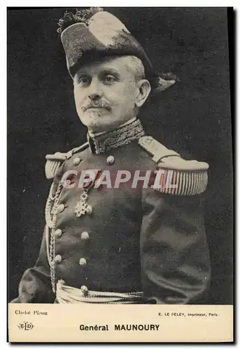 Cartes postales Militaria General Maunoury