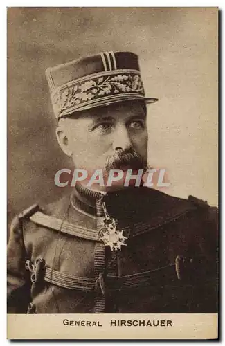 Cartes postales Militaria General Hirschauer