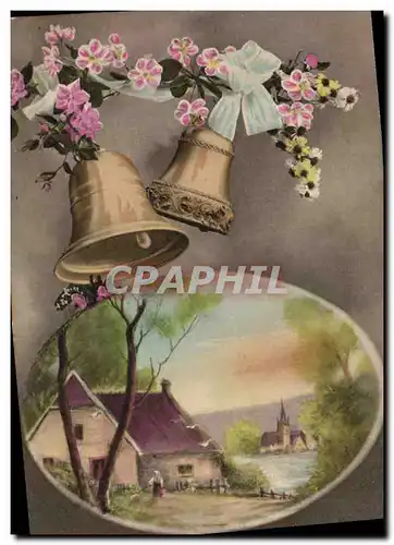 Cartes postales Cloche Heureuses Paques