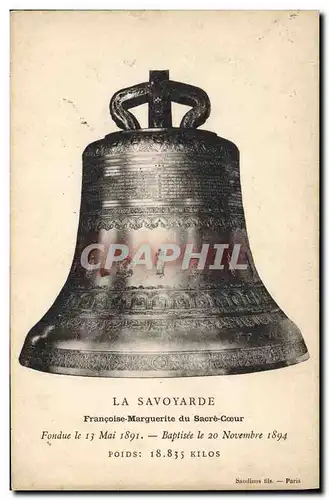 Ansichtskarte AK Cloche La Savoyarde Francoise Marguerite du Sacre Coeur Paris