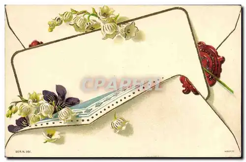 Cartes postales Fantaisie Fleurs Muguet