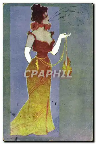 Cartes postales Fantaisie Illustrateur Femme