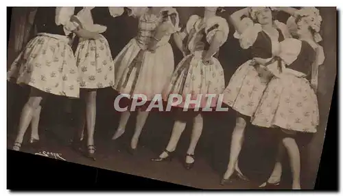 CARTE PHOTO Danseuses