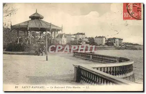 Cartes postales Kiosque Saint Raphael Le boulevard Felix Martin