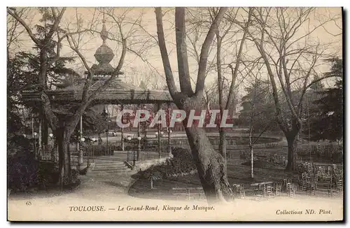 Cartes postales Kiosque de musique Le grand Rond Toulouse