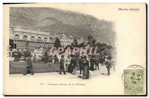 Cartes postales Nouveau Kiosque de la musique Monte Carlo Monaco