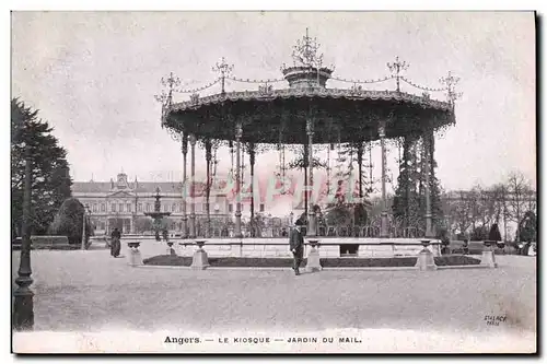 Cartes postales Kiosque Angers Le kiosque Jardin du Mail