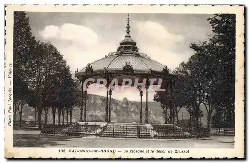 Ansichtskarte AK Kiosque et le decor de Crussol Valence sur Rhone