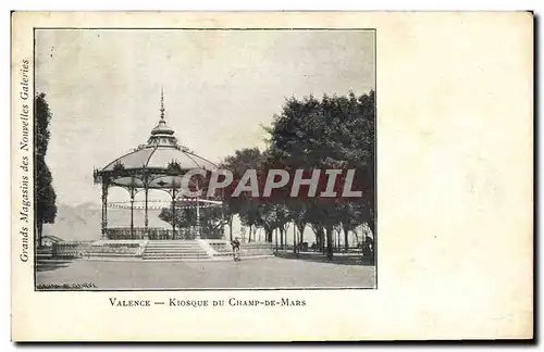 Cartes postales Kiosque du Champ de Mars Valence