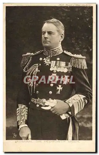 Cartes postales Militaria Admiral Sir Hedworth Meux