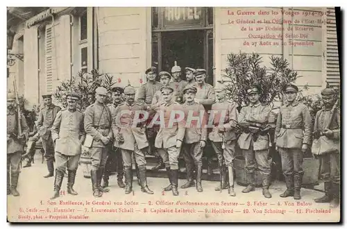 Cartes postales Militaria La guerre dans les Vosges St Die