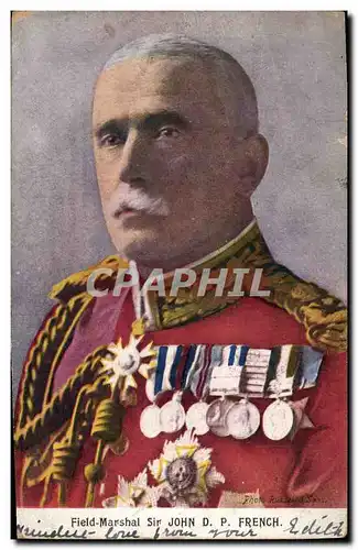 Cartes postales Militaria Field Marshal Sir John DP French