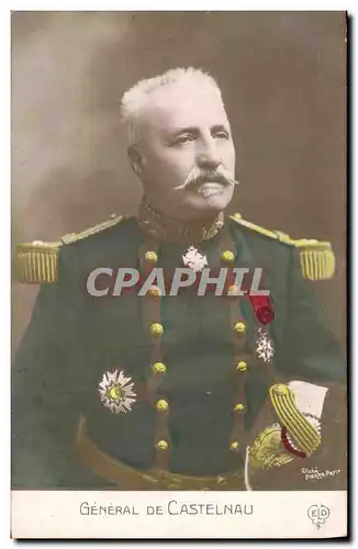 Cartes postales Militaria General de Castelnau