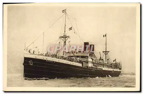 Cartes postales Bateau Cie Paquet SS Medie II