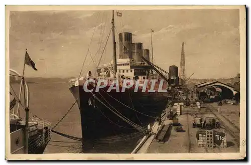Cartes postales Bateau Bordeaux Le Massilia au quai Carnot