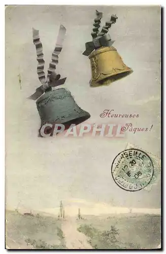 Cartes postales Cloche Paques