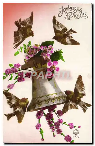 Cartes postales Cloche Oiseaux