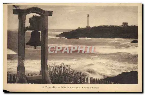 Cartes postales Cloche Biarritz Golfe de Gascogne Cloche d&#39alarme