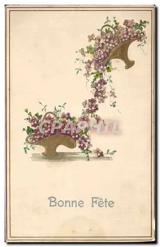 Cartes postales Fantaisie Fleurs