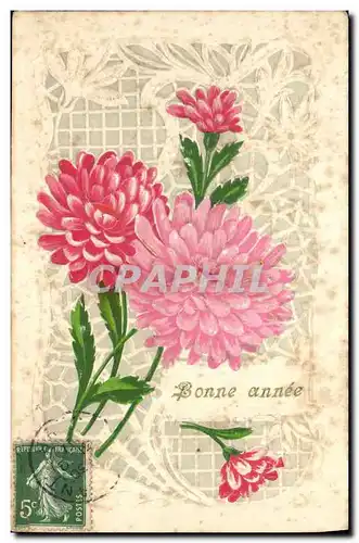 Cartes postales Fantaisie Fleurs