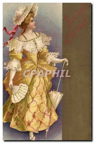 Cartes postales Fantaisie Illustrateur Femme