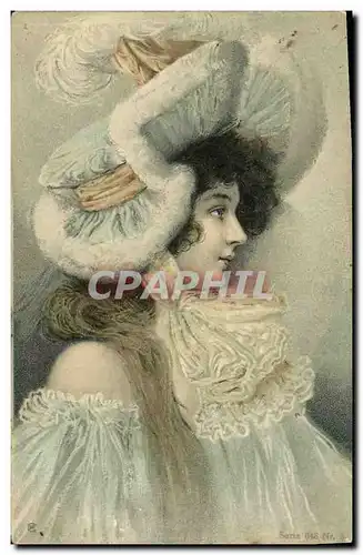 Cartes postales Fantaisie Illustrateur Femme