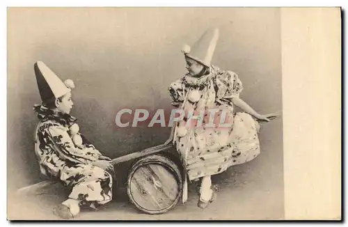 Cartes postales Enfants Clown