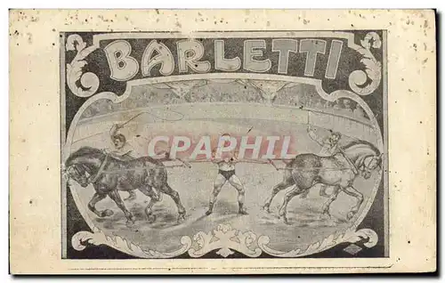 Cartes postales Barletti Cheval