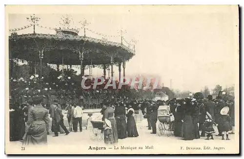 Cartes postales Kiosque Angers La musique au Mail