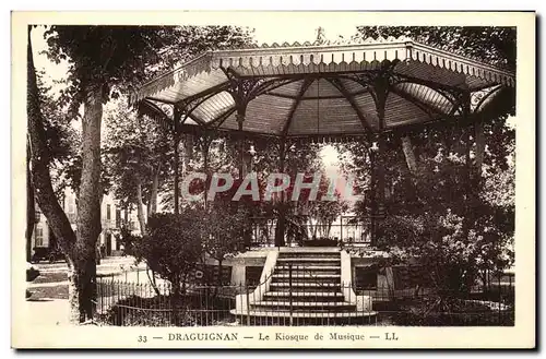 Ansichtskarte AK Kiosque de musique Draguignan