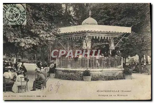 Cartes postales Kiosque de la musique Contrexeville