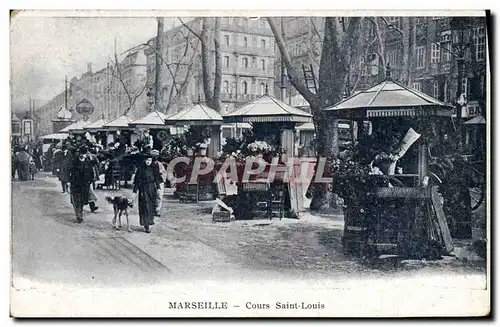 Ansichtskarte AK Chien Chiens Marseille Cours Saint Louis Levrier