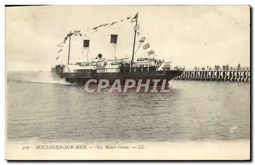 Cartes postales Bateau Boulogne sur Mer Le Mabel Grace