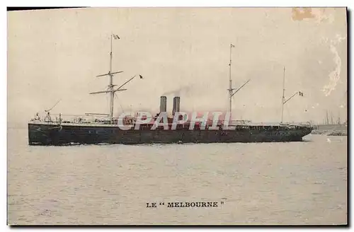 Ansichtskarte AK Bateau Le Melbourne