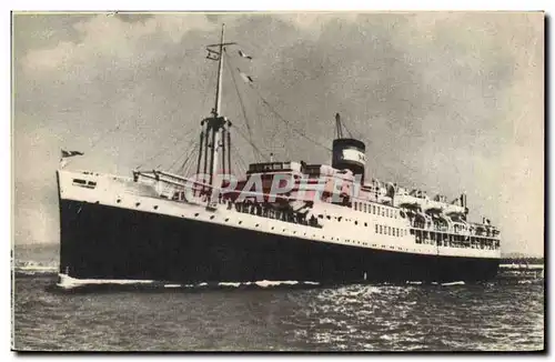 Cartes postales Bateau Cie de Navigation Mixte Algerie Tunisie Paquebot El Mansour