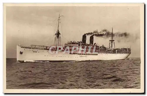 Cartes postales Bateau Compagnie de Navigation Paquet Marseille Paquebot Medie II