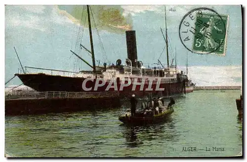 Cartes postales Bateau Alger La Marsa