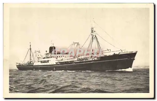 Ansichtskarte AK Bateau Compagnie des Messageries maritimes Le navire de charge Meinam