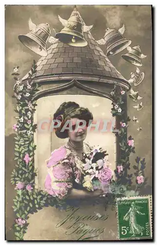 Cartes postales Cloche Femme