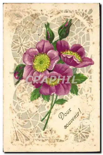 Cartes postales Fantaisie Fleurs