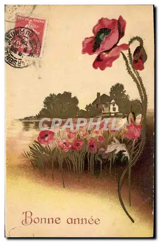 Cartes postales Fantaisie Fleurs