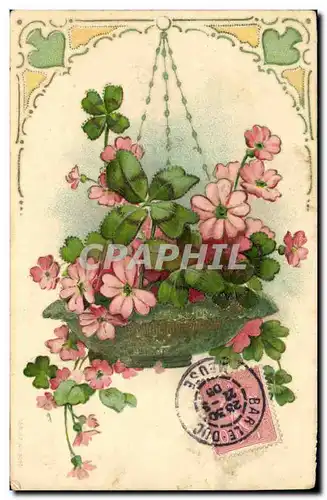 Cartes postales Fantaisie Fleurs