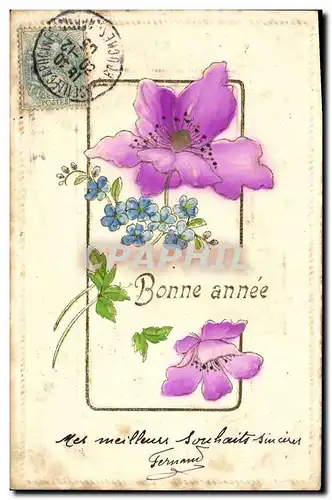 Cartes postales Fantaisie Fleurs