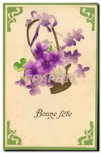 Cartes postales Fantaisie Fleurs