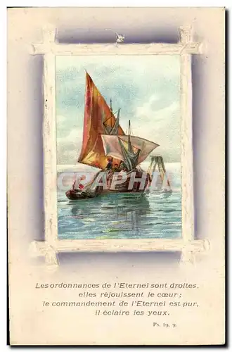 Cartes postales Fantaisie Bateau