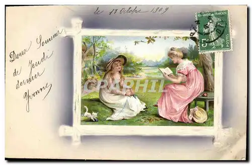 Cartes postales Fantaisie Femme Enfant