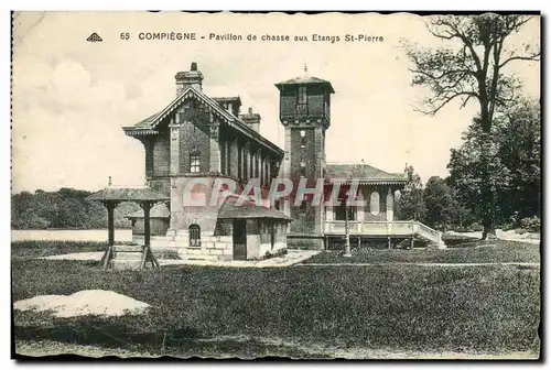 Ansichtskarte AK Chasse Compiegne Pavillon de chasse aux etangs de St Pierre