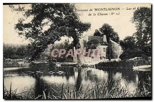 Ansichtskarte AK Chasse Environs de Montlignon Lac et chateau de la chasse