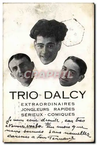 Ansichtskarte AK Trio Dalcy Jongleurs rapides Serieux comiques