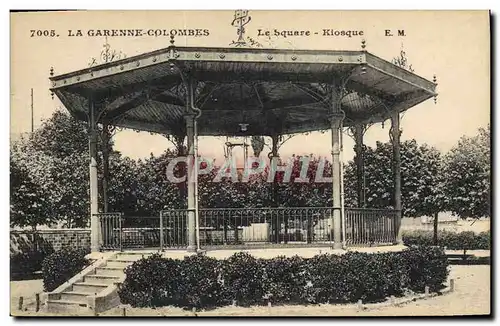 Ansichtskarte AK Kiosque La Garenne Colombes Le square